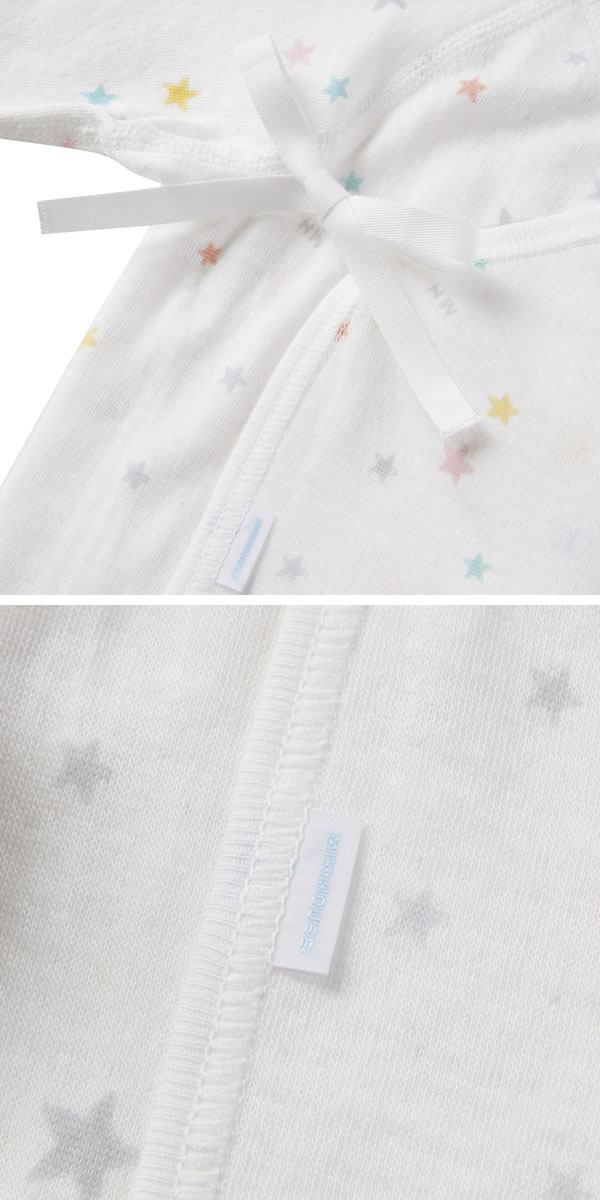 ミキハウス MIKIHOUSE ピュアベールニットガーゼ短肌着【通年】 日本製 【メール便可】 3