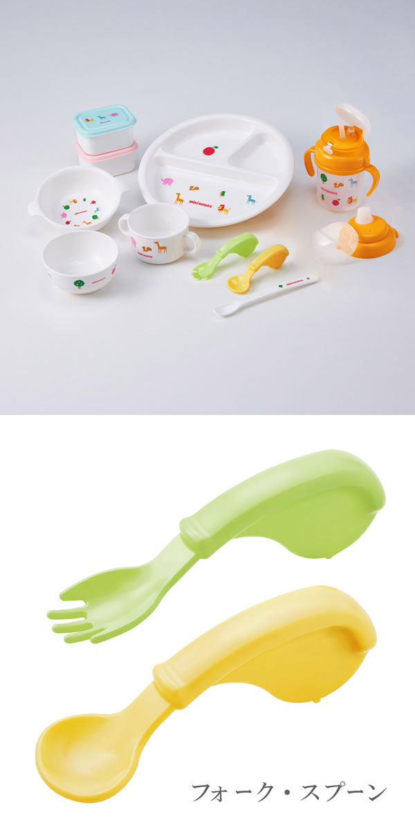 ミキハウス MIKIHOUSE テーブルウェアセット【箱入】 日本製 【ベビー食器セット】...