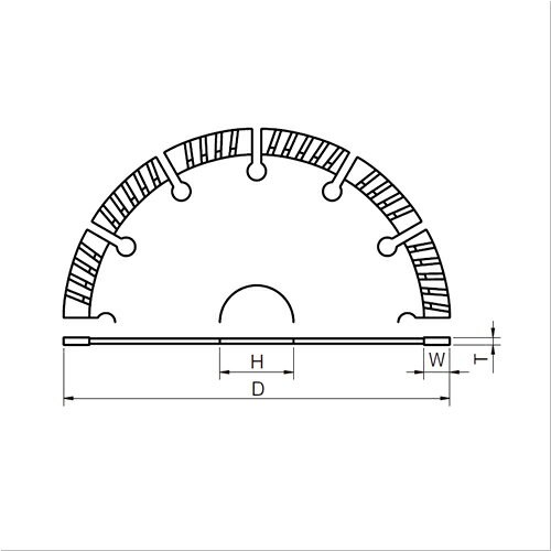 ダイヤモンドカッター 呉英 キレイチ 105D-2.0T(2450)　メール便可 送料無料