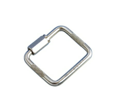 ステンレス　四角リングキャッチ　線径8ミリ　内径61ミリ×54ミリ　メール便可