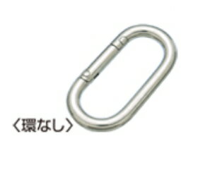 Rakuten - 高強度 ステンレス カラビナジュニア　参考使用荷重135kg　線径10ミリ　内径80ミリ×30ミリ　環なし　メール便可