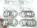 ステンレスSUS304 マルリング(丸リング)線径5mm 内径30mm 20個セット メール便可 送料無料 丸カン 丸環 金具 溶接あり 頑丈 ワンちゃん 首輪...