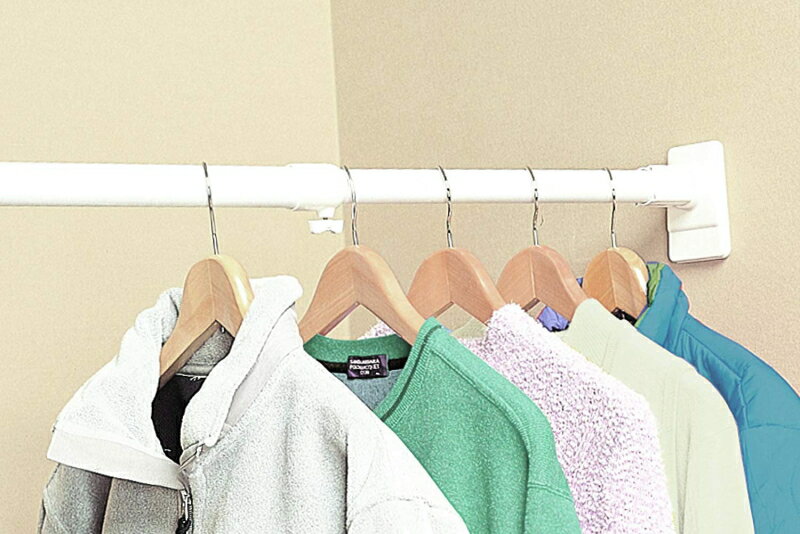 強力型 突っ張り棒 つっぱりスーパー極太ポール 113cm〜193cm つっぱり棒 賃貸 穴あけない おしゃれ つっかえ棒 室内干し 伸縮 頑丈 強力 つっぱり...