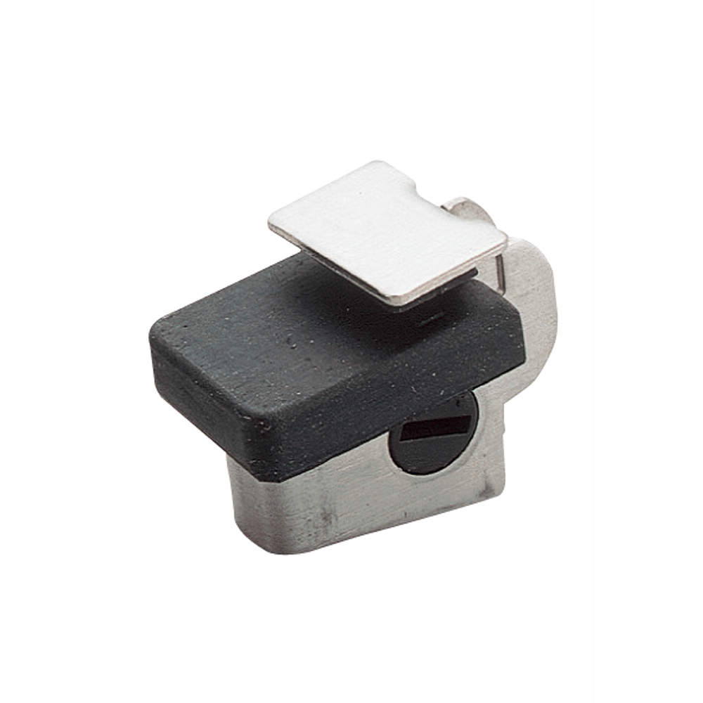 ステンレス鋼製棚受け爪　カバーと、棚板仮押さえ機構付　SPH-5（縦爪型）単品販売　メール便可　スガ..