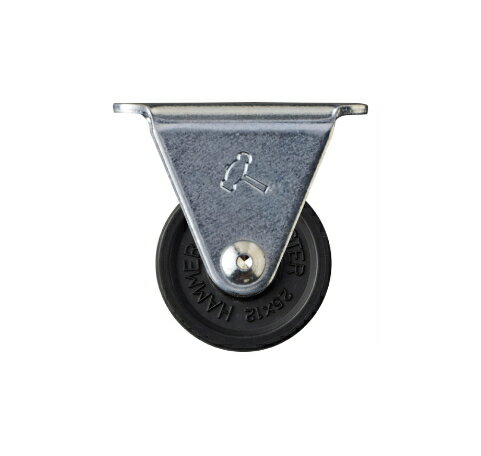 ハンマーキャスター　25ミリ 前後にのみ動く「固定式」ネジ付 28個まで1通のメール便可 152-224