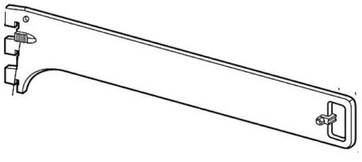 ロイヤル　Sハンガーブラケット(32ミリ角パイプ受け 外々用)　単品　Aホワイト　呼び名100
