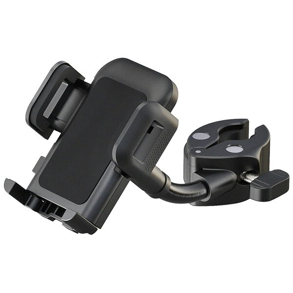 K&M　：　スマートフォンホルダー　【19761】世界のトップブランドとして、最高の品質と信頼のスタンドメーカー『K&M』ホルダー部の幅45〜90mmまでのスマートフォン、フラットデバイス、MP3プレーヤー等に適しています。ボールジョイントのため、ホルダーを上下に傾け360度回転させることができます。ウイングナットを備えたクランプエレメントは直径10〜30mmのマイクスタンドや譜面台などに取り付け可能です。●サイズ、その他幅：45mm〜90mm重量：210g材質：プラスチックカラー：ブラック『ケーニッヒ&マイヤー(Konig&Meyer)』小さなネジの1つから巨大なパイプまで全て『自社製造』にこだわり、最高のクオリティを良質な価格で提供。細部にまで徹底した品質を追及しているため、全ての製品が世界最高水準の製品に仕上がっています。コンピューター管理された最新の工場では、熟練の技を持つ職人が日々より良いパフォーマンスを生み出す逸品を製造するためのブラッシュアップを欠かしません。最上の物を提供するべく積み重ねた歴史が証明するクオリティがK&Mの製品には宿っています。K&M : SMARTPHONE HOLDER 19761