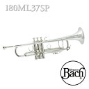 BACH : 180ML37SP世界中で、プロフェッショナルプレイヤーから学生・初心者に至るまで幅広く、絶大な人気を有しているトランペットの超スタンダード！・モデル180・MLボア・37ベル・25マウスパイプ・イエローブラスベル・シルバーメッキ仕上げ最大・最良の響きを得られるワンピースベル（1枚取り工法ベル）。伝統の高度な工法が生み出す、適度で心地よい反応・輝き・遠達性・抵抗感を持つ楽器です。バックのスタンダードモデル＝プロフェッショナル用トランペットです。イエローブラスベル・シルバーメッキ仕上げの組み合わせは、優美で、甘く落ち着いた艶のある響きかつ、豊かで美しいハーモニーを生み出します。用途を問わず、様々なシュチエ—ションでの演奏にお使いいただけます。通称MLSで多くの方にご利用頂いている1番人気のモデルです。■モデル180ML37ベルSP仕様・ベル：イエローブラス　ワンピースベル　シルバー仕上げ・ボア：.459インチ(ML)・マウスパイプ：25■付属品・Bach7C マウスピース・バック：バルブオイル・バック：チューニングスライド＆コルクグリス・野中貿易：ポリッシングクロス・純正ダブルケース・マウスピースクリーナー・リップパック×3■保証野中貿易保証が一年間つきます。※凹み、転倒による調整等は対象外となります。詳しくは店舗までお問い合わせください。