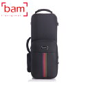 BAM : Saint-Germain TREKKING CASE for TENOR SAXOPHONE　(手持ち・リュック・ショルダー対応　3WAY)エレガント且つクラシカルなデザインのサクソフォンケース「Saint-Germain Trekking（サンジェルマン・トレッキング）」が入荷いたしました！内側にも収納スペースたっぷり！アクセサリーが入れ放題！外側には、サイドに一箇所（小さめ）と、蓋部分に大きなポケットがあり、蓋部分のポケットはマチが伸縮して荷物にあわせた使い方が出来ます。チャックの把手は赤い紐を取り付けてあり、閉め忘れ防止に一役買っております。ハンドル・ショルダー・バックパックと3WAYで持ち運び可能です。なんと、合羽も内蔵されており、雨の日でも中の楽器は安心です！●カラーブラックネイビーグレイチョコ4色からお選びいただけます。※入荷の時期により内装・外装などの仕様が一部異なる事がございます。※参考写真の色合いは、モニターの仕様等により実際の色合いと異なる事がございます。【収納可能メーカー 及び モデル】[TENOR SAXOPHONE]H.SELMER TENOR SAX SA-80/IIH.SELMER TENOR SAX SERIE/IIIH.SELMER TENOR SAX MARK VIIH.SELMER TENOR SAX SA-80C.G.Conn TENOR SAXANTIGUA TENOR SAX STANDARDYAMAHA TENOR SAXYANAGISAWA TENOR SAX※当社未取扱いメーカー、現行製品以外(ヴィンテージ等)の楽器に関しましては収納を保証するものではありません。BAM : Saint-Germain Trekking CASE for TENOR SAXOPHONE　