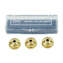 バック　：　ヘビーボトムキャップ　金メッキBACH : HEAVY VALVE CAPS SP通常のバルブキャップに比べて倍の重量と質量があります。よりあたたかく、力強いサウンドを求める方にオススメです。＊こちらの商品はキャップ3個セットです。