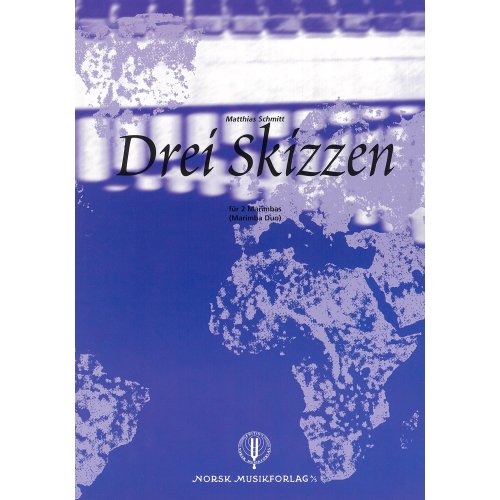 【長期特価】マタイアス・シュミット　：　3つのスケッチ（マリンバデュオ）　ノルクス音楽出版