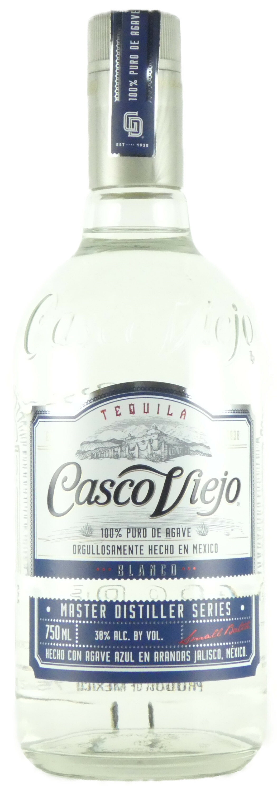  カスコ ヴィエホ ブランコ テキーラ 750ml メキシコ Casco Viejo Blanco Tequila