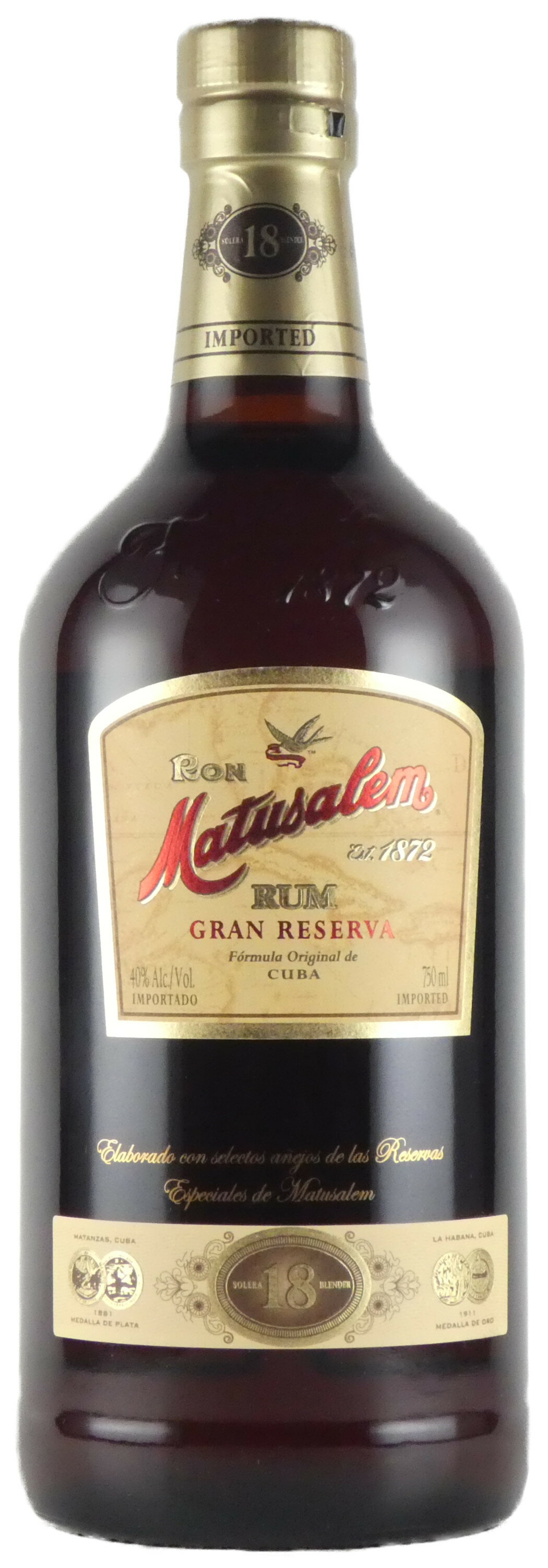 ¹͢ʡۡڳŷҸ˽в(ŷѡƥ)  ޥĥ  18 쥼 750ml ɥߥ˥¹ Ron Matusalem Rum 18 Gran Reserva