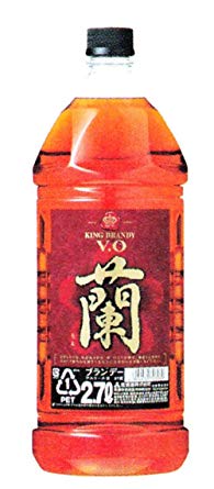 1回のご注文で6本まで 6本まで送料1本分 ギフト プレゼント クリスマス 父の日 家飲み ヤマト運輸 国産ブランデー キングブランデー V.O蘭らん37度2.7L1本 日本・京都府 宝酒造