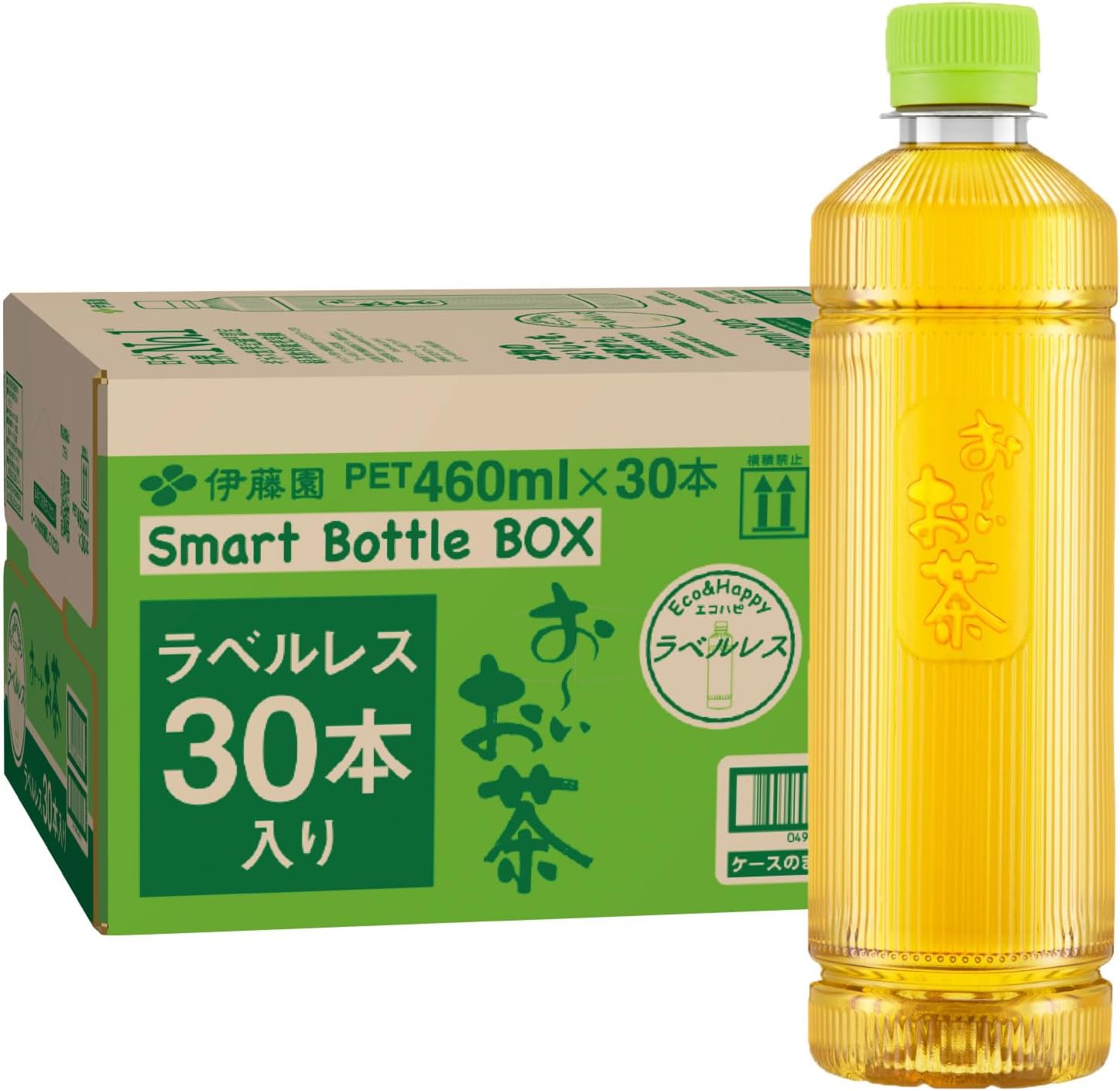 伊藤園 ラベルレス おーいお茶 緑茶 460ml×30本 スマートボトル