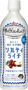 清涼飲料水 世界のKitchenから ソルティライチ 500mlPET 1ケース単位 24本入り キリン k清涼飲料