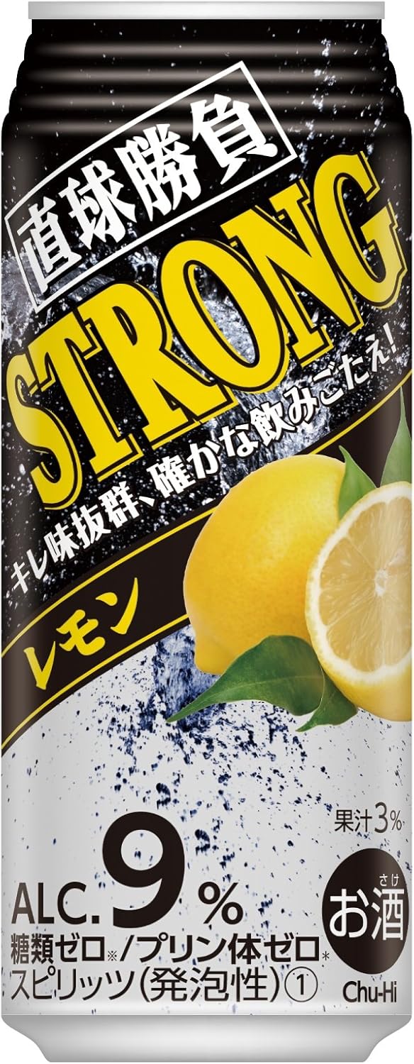 合同酒精 直球勝負 ストロング レモン [ チューハイ 500mlx24本 ]