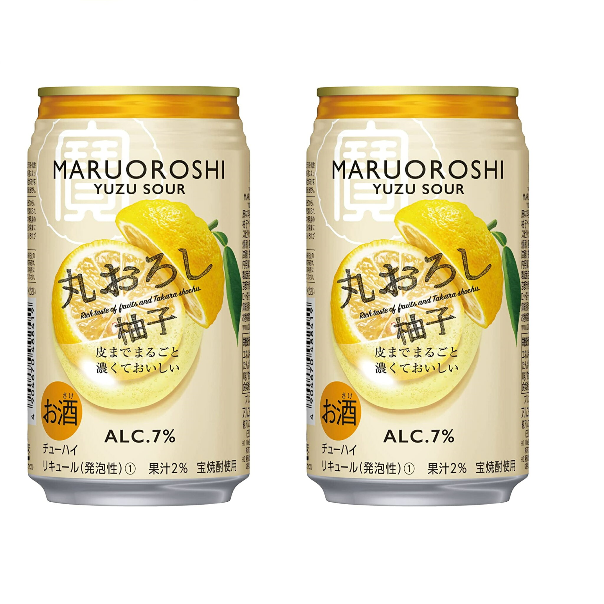 ギフト プレゼント クリスマス 父の日 家飲み リキュール 缶チューハイ 宝 丸おろし柚子 350ml缶 48本 宝酒造