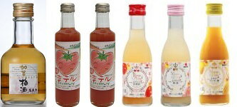 ギフト プレゼント クリスマス 父の日 福袋 梅酒 萬歳楽加賀梅酒180ml1本 とまテル200ml 2本 とろこく梅酒180ml各1本（桃1本・林檎1本・マンゴー1本） 合計6本 福袋セット 送料無料 価格はサイコー（3150円）さあ行こう