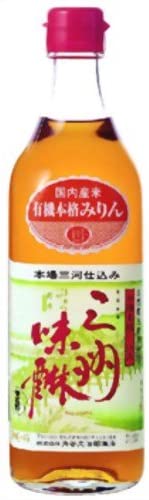 楽天おいしく飲呑会三河みりん 送料12本まで1本分 ギフト プレゼント クリスマス 父の日 家飲み ヤマト運輸にて 角谷文治郎商店 有機三州味醂 有機本格仕込み 愛知県 500ml 1本 箱なし 三河みりん 角谷文治郎商店