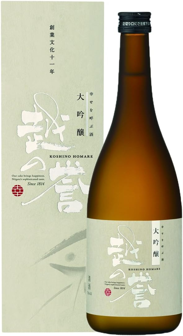 訳あり　2022年7月製造品　家飲み 清酒　 越の誉大吟醸　彩 （いろどり） 720ml 瓶 1本 　箱付き　新潟県 原酒造※ご理解の上ご購入下さい。