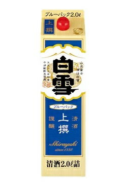 清酒普通酒上撰白雪ブルーパック2L...