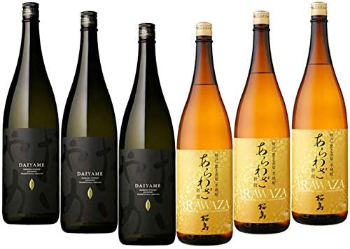 楽天おいしく飲呑会ギフト プレゼント クリスマス 父の日 家飲み 焼酎 芋焼酎セット【IWSC最高賞受賞芋焼酎セット】 だいやめ あらわざ 1800ml×各3本 計6本 一部地域送料無料