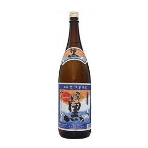 芋焼酎 25°黒・西海の薫 黒麹仕込 1.8L瓶 2本 鹿児島県 原口酒造 送料無料