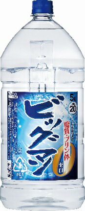 ギフト プレゼント クリスマス 父の日 家飲み 焼酎 焼酎甲類 ビッグマン 20度 5Lペット 1本 合同酒精