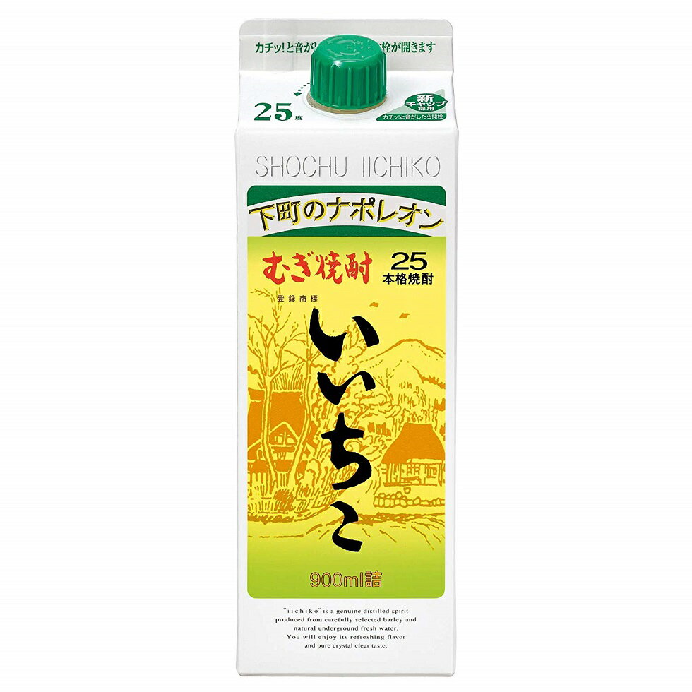 麦焼酎 いいちこ 25度パック 900ml 6本 大分県 三和酒類 ※関東 関西 中部地域は送料無料 ギフト プレゼント クリスマス 父の日 家飲み