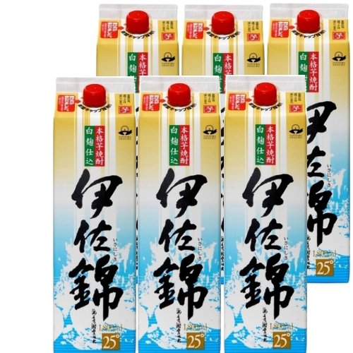 焼酎 芋焼酎 伊佐錦パック 25度 1800ml 6本 鹿児