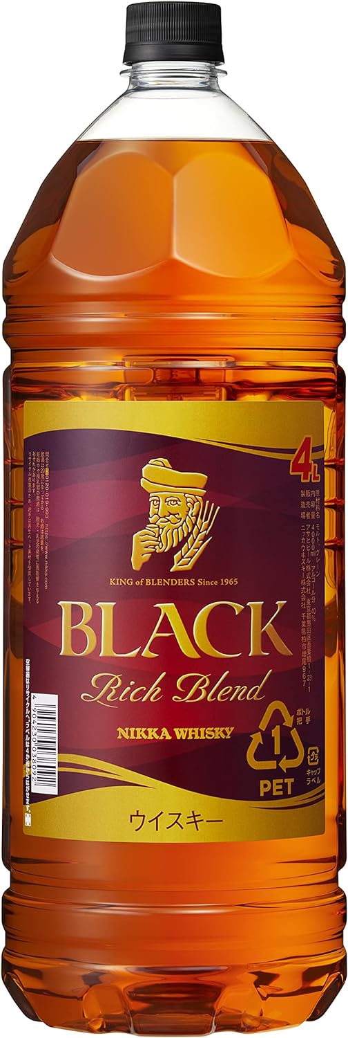 ウィスキー アサヒ ブラックニッカ リッチブレンド 4L ペット 1本 アサヒビール