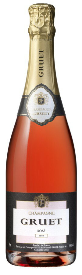 シャンパン シャンパーニュ・グルエ・ブリュット・ ロゼ 750ml瓶 フランス ロゼ・辛口
