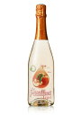 ギフト プレゼント クリスマス 父の日 家飲み フルーツスパークリングワイン ペティアン・ド ・リステル ピーチ 750ml 瓶 4本 フランス 白・やや甘口 サッポロビール 一部地域送料無料(4)