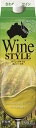 楽天おいしく飲呑会ケース単位＝6本 徳用白ワイン ワインスタイル 白 1.8L（1800ml） ×6本＝1ケース オーストラリア やや辛口　一部地域送料無料