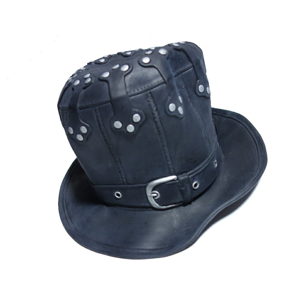 ペスト医師 風 スチームパンク 黒い 帽子 コスプレ用品 ラテックスゴム製 フリーサイズ