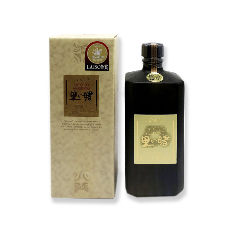 黒糖焼酎 里の曙 原酒 43度/720ml 箱入