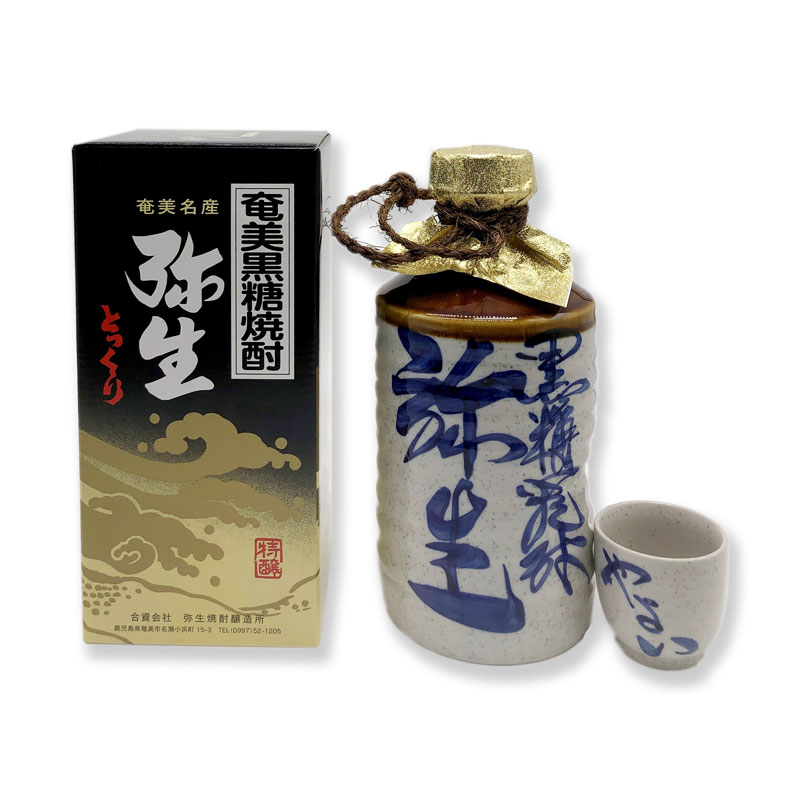 黒糖焼酎　弥生とっくり　30度/720ml　箱入