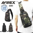 AVIREX アビレックス ワンショルダーバッグ ボディバッグ サブバッグ ターポリン 抗菌 制菌 A5 斜め掛け 肩掛け メンズ レディース 男女兼用 ソリッ...