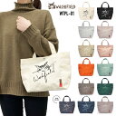 WACHIFIELD わちふぃーるど トートバッグ ミニトートバッグ ランチトート 猫のダヤン ダヤン刺繍 5L 2WAY 軽量 ポーチ サブバッグ 軽量 お出かけ 旅行 レディース WTPL-01【totebag】【とくとく2503】