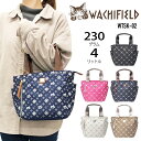 WACHIFIELD わちふぃーるど トートバッグ ミニトートバッグ マチ付き モノグラム 猫のダヤン ダヤン 4L 軽量 撥水 ポーチ サブバッグ タウン カジュアル おしゃれ かわいい お出かけ 旅行 レディース WTSK-02【謹賀新年】【とくとく2503】