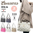 WACHIFIELD わちふぃーるど ショルダートートバッグ ショルダーバッグ トートバッグ 2WAY マチ付き モノグラム 猫のダヤン ダヤン 3L 軽量 撥水 ポーチ サブバッグ レディース WTSK-04【とくとく2503】