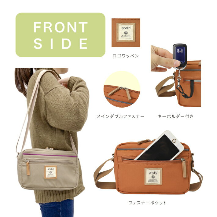 anello GRANDE アネログランデ ミニショルダーバッグ ショルダーバッグ ヨコ型ショ...
