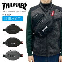 スラッシャー バッグ メンズ THRASHER スラッシャー ウエストバッグ ボディバッグ ポーチ ワンショルバッグ 斜め掛け 軽量 撥水 ミニバック サブバッグ カジュアル 旅行 アウトドア メンズ レディース 男女兼用 THR-167 【父の日】 【ギフト】【SS2306】