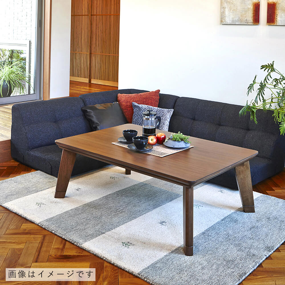 【お買い物マラソン★ポイント10倍】 リビングこたつテーブル 幅80cm カーボンフラットヒーターこたつ 80cm こたつテーブル こたつ テーブル 正方形こたつ コタツ 炬燵 暖房器具 家具調こたつ リビングこたつ ローテーブル ロータイプ 木製 おし [2]