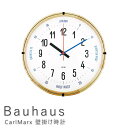 壁掛け時計 クロック 時計 ナチュラル bauhaus バウハウス シック レトロ お洒落 おしゃれ 送料無料 シンプル 北欧 西海岸 ミッドセンチュリー