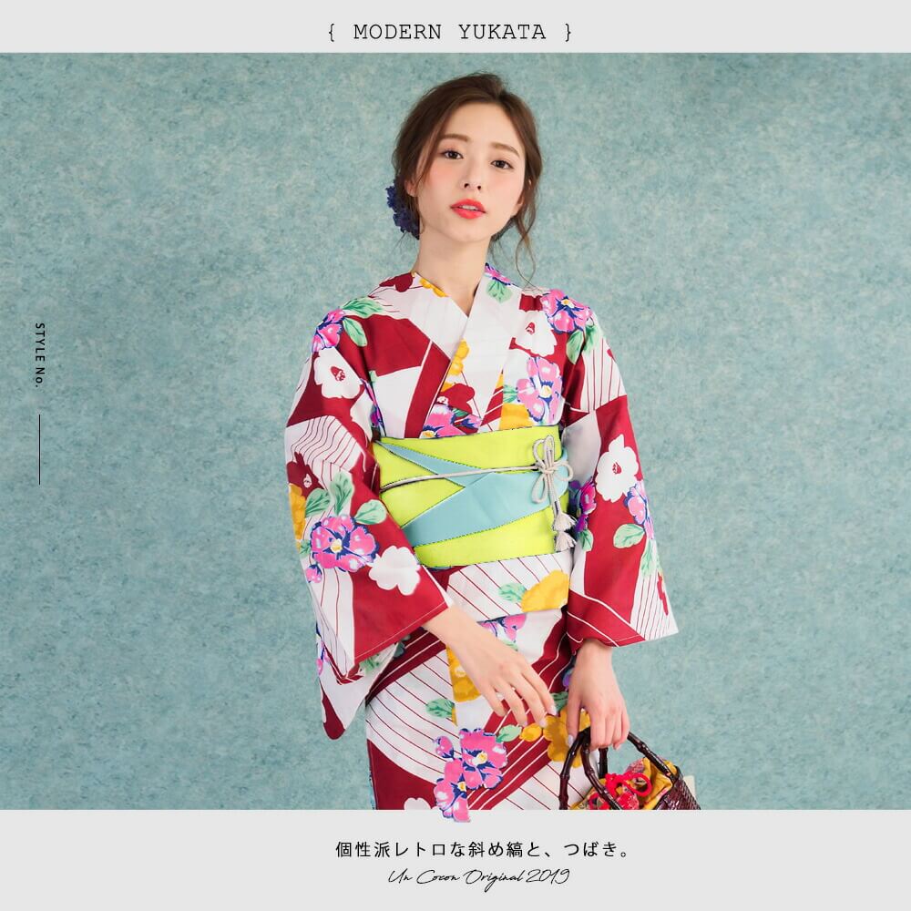 女性浴衣　レディース浴衣　浴衣　セット　浴衣セット　2点　レトロ　仕立て上がり...