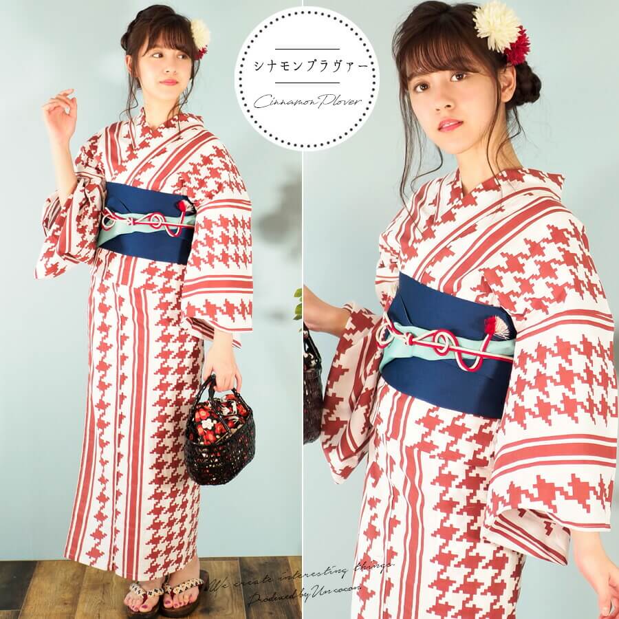 女性浴衣　レディース浴衣　浴衣　浴衣単品　仕立て上がり　レトロ　女性用　フリ...