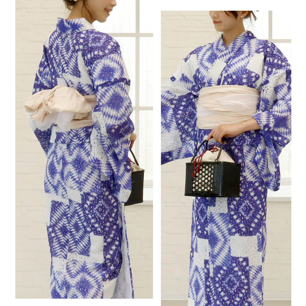 浴衣 レディース 女性浴衣 レース浴衣 レース 着物 浴衣単品 オリジナル 上品 きれいめ 夏着物 白 青 藍 夏祭り 花火大会