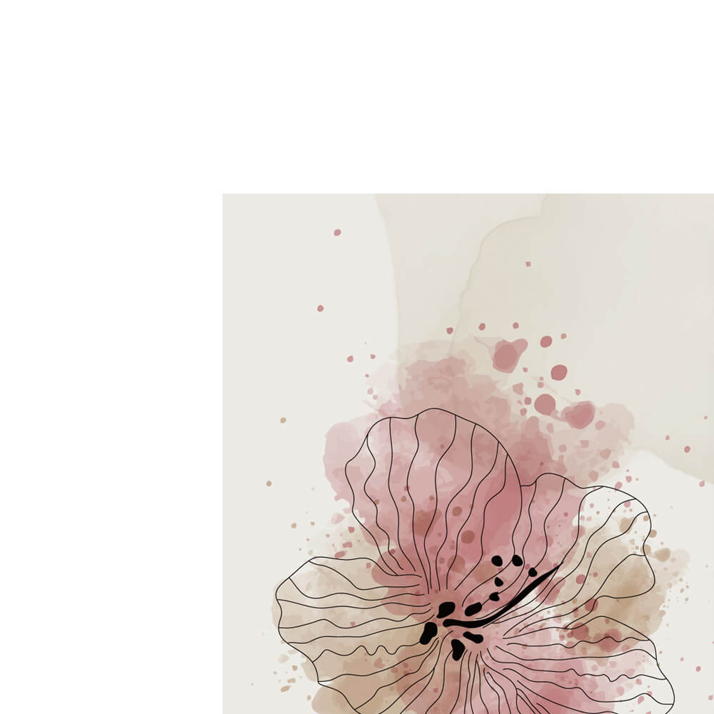 Mini Art Panel Flower 1 アートパネル アートポスター ポスター フレーム ポスターフレーム フレーム付き インテリア 送料無料 3